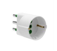 Ekon - Adattatore Presa Italo/tedesca 16a-bianco EKON