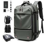 Ekon Backpack, 60L Vacuum Compression Back Pack, Large Capacity Vacuum Travel Backpack With Pump, Vacuum Compression Travel Backpacks (Green)