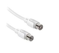 Ekon ECAN18MFW cavo coassiale 1,8 m 9.5 mm Bianco