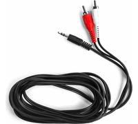 Ekon ECAJACK2RCA30MMK cavo audio 3 m 3.5mm 2 x RCA Nero