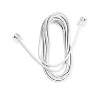 Ekon cavo telefonico, cavo ADSL, connettori RJ11, 2.15m, per telefono, modem, router, wifi