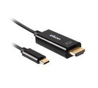 Ekon cavo USB-C HDMI, maschio maschio, 1.5 metri, risoluzione 4K Ultra HD, connettori dorati, per TV, smartphone, proiettori, laptop, PC, MacBook, PlayStation, Nintendo Switch