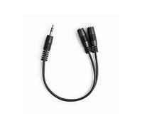 Cavo audio jack 3,5 mm stereo maschio a 2 jack 3,5mm stereo femmina, lunghezza