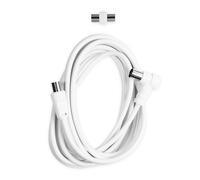 Ekon ECAN3090MFW cavo coassiale 3 m 9.5 mm Bianco