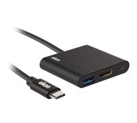 Ekon adattatore HUB, HDMI, USB-A, USB-C, cavo USB-C, protezione antipiega, per PC, laptop, TV, Smart TV, MacBook, Monitor, proiettore, PlayStation