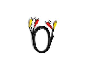 Ekon ECV3RCA15MM cavo video composito 1,5 m RCA Nero