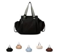 Ekon Essential Tote, Ekon Bag, 15 Smart Pockets, New Multifunctional Large-Capacity Handbag, Suitable for Various Occasions (Black)