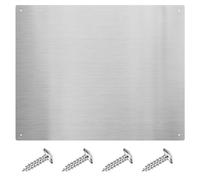 Ekon, paraschizzi in acciaio inox, 61 x 76 cm, per cucina, facile da pulire e installare
