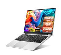 Ekonavi Portatile PC da 15,6 pollici Celeron N4000, Notebook 8 GB RAM LPDDR4 SSD 256 GB FHD 1920 * 1080, Computer Portatile con USB 3.0, WiFi, mini HDMI, BT4.2, Laptop supporta espansione SSD 1 TB