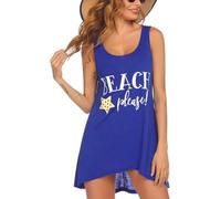 Ekouaer Bikini Copricostume da Donna Estivo Costumi da Bagno Copricostume da Spiaggia Senza Maniche Abito da Spiaggia Poncho da Spiaggia Vacanze al Mare
