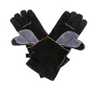 EKOUQIN Guanti Resistenti al Calore antincendio in Pelle Divisa for i Guanti protettivi for Saldatura for Saldatura for Saldatura for la Saldatura Resistente al Calore e alla Fiamma