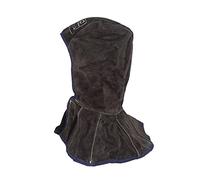 EKOUQIN Saldatura di Saldatura in Pelle di Saldatura in Pelle di Saldatura istardante Flamma for Il Casco Saldatore, Scialle Maschera for Il Viso Resistente al Calore e alla Fiamma(Brown)