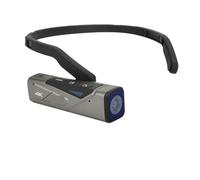 EKOUQIN Videocamera Vlog Videocamera indossabile montata sulla testa 4K Mini Digital Camara Film, registrazione, trasmissione(EP7)