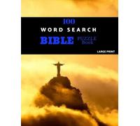 Ekron Puzzles 100 Word Search Bible Puzzle Book Large Print (Tascabile)