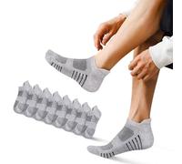 EKSHER Calzini Corti 8 Paia Sportivi Uomo Donna in Cotone per Running e Trekking