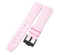EKSIL Cinturino mimetico per Omega per Swatch MoonSwatch curvo End Silicone Rubber Bracelet Men Women Sport Watch Band Accessorie 20mm, 20mm, Agata