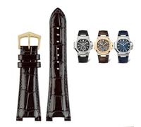 EKSIL Per Patek Philippe Cinturino In Vera Pelle 5711 5712g Nautilus Cinturino Per Orologio Interfaccia Speciale 25mm* 13mm Uomini Cinturini, 25mm, Agata