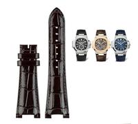 EKSIL Per Patek Philippe Cinturino In Vera Pelle 5711 5712g Nautilus Cinturino Per Orologio Interfaccia Speciale 25mm* 13mm Uomini Cinturini, 25mm, Agata
