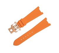 EKSIL Per Patek Philippe Cinturino Per Nautilus Cinturino 5711/5712 Interfaccia Originale Accessori Da Polso FKM Fluororubber Cinturini Rose End Link, 25-12, Agata