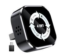 EKSISKIG Adattatore wireless CarPlay 4 in 1 aggiornato 2026, converte CarPlay cablato e Android Auto in wireless, Plug & Play-Mirroring/AirPlay USB/Usb C compatibile con iOS 18+ e Android, connessione