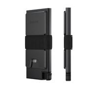 Ekster Portafoglio porta carte in alluminio, portafoglio RFID per uomini e donne, portafoglio sottile e minimalista in alluminio con porta carte pop-up (grigio spaziale)