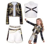 Ekukeon Costume da demone per Bambina, Animes Cosplay Costume,Costume per Bambini Vestito per Ragazze Cantante Pop Festa,Costume Cosplay Ragazza, per ragazze, costume di compleanno