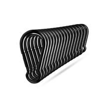 Ekunbuy Moschettone nero a clip, gancio a molla resistente, collegamento rapido per campeggio all'aperto, escursionismo, pesca, altalena, amaca, portachiavi