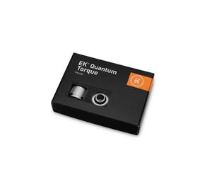 EKWB EK-Quantum Torque STC-10/13 Raccordo a compressione per tubi morbidi 10/13 mm (3/8"""" ID 1/2"""" OD) Titanio satinato, confezione da 6