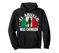 El Abuelo mas Chingon, Bandiera del Nonno Messicano Cinco De Mayo Felpa con Cappuccio