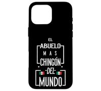 El Abuelo Mas Chingon Mexican Flag chingon t shirt per gli uomini Custodia per iPhone 16 Pro Max