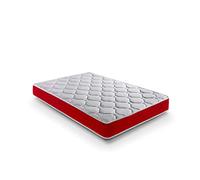 El Almacen del Colchon Materasso in schiuma, modello Star Plus, in tutte le misure, colore: bianco e grigio 135 x 190 x 20 cm