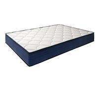 El Almacen del Colchon - Materasso viscoelastico, modello Memory, tutte le misure, colore: bianco, blu 160 x 190 x 18 cm bianco e blu