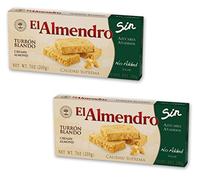 El Almendro - Il pacchetto include 2 Turron blandos sin azúcar añadido - Turron morbido senza zuccheri aggiunti 200 gr Qualità suprema