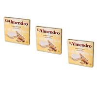 El Almendro - Pacchetto include 3 Torta Turron Imperial, Torta Torrone di mandrole duro - Qualità suprema - 200gr (Senza Gluten)