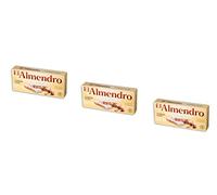 El Almendro - Pacchetto include 3 Turrón Duro, Torrone di mandrole duro - Qualità suprema - 200gr (Senza Gluten)
