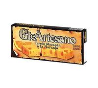 El Artesano - Torrone di marzapane all'arancia, dolce fatto a mano con marzapane delicato e arancia agrumata, combinazione fresca e deliziosa, ideale per gli amanti dei sapori unici