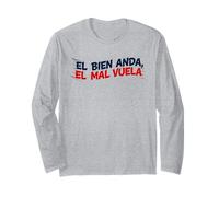 El Bien Anda El Mal Vuela, Spagnolo Incoraggiare Parole Abbigliamento Maglia a Manica