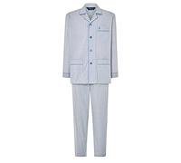 El Búho Nocturno Pigiama Uomo Cotone 100% Lungo Leggero - Estate Intero Classico Set Due Pezzi Ospedale Giacca Bottoni Manica Lunga Pantaloni Aperto Davanti Natale Taglie Forti - Grigio 1530, M