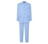 El Búho Nocturno Pigiama Uomo Cotone 100% Lungo Leggero - Estate Intero Classico Set Due Pezzi Ospedale Giacca Bottoni Manica Lunga Pantaloni Aperto Davanti Natale Taglie Forti - Fil-à-Fil 2987, 5XL