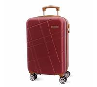EL Caballo - bagaglio a mano valigia 55 x 40 x 20 cm | leggero trolley rigido con 4 ruote | Bagaglio di bordo adatto per aerei Ryanair e altro ancora, rosso, s, Valigia bagaglio a mano 55 x 40 x 20 cm