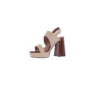 EL CABALLO Sandalia de Fiesta Aitana, Donna, Beige, 38 EU