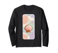 El Camino Chiama Pastel Pilgrim Shell Minimal Travel Maglia a Manica