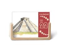 El Castillo in Mesoamerican 2022 Calendario da tavolo Planner 12 mesi