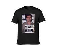 El Chapo Guzman Mugshot Mexican Drug Lord Long Sleeves Base Funny Basic Camping T-Shirt Black S