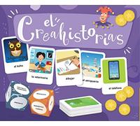 El Creahistorias: Jugamos en Español. Gamebox mit 132 Karten + Download