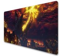El-den Tappetino per mouse da gaming con motivo anime "Shadow Boss Monster", grande, superficie ruvida antiscivolo, per scrivania, computer portatili (A29, 800 x 300 mm)