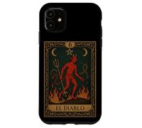 El Diablo Devil Tarocchi Gotico Occulto Retro Dark Academia Custodia per iPhone 11