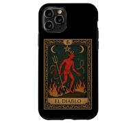 El Diablo Devil Tarocchi Gotico Occulto Retro Dark Academia Custodia per iPhone 11 Pro