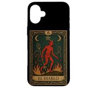 El Diablo Devil Tarocchi Gotico Occulto Retro Dark Academia Custodia per iPhone 16 Plus