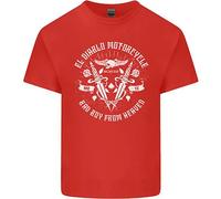 El Diablo Maglietta Per Bambini Motociclista Biker
